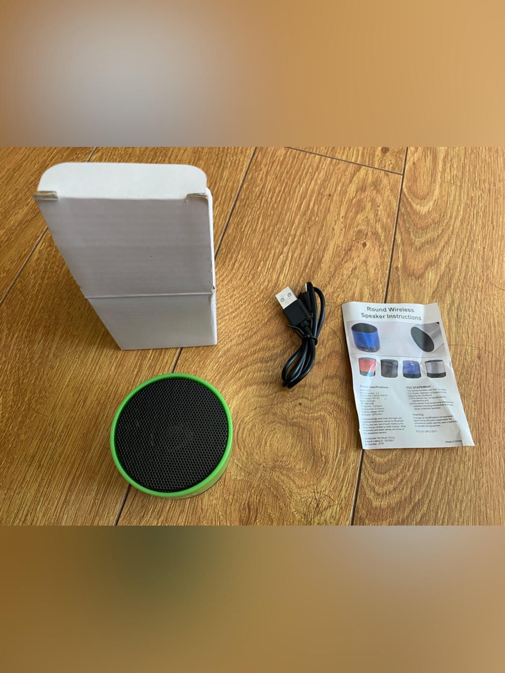 Jamieson Portable Bluetooth Wireless Speaker - Green & Black